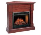 fireplace without chimney.